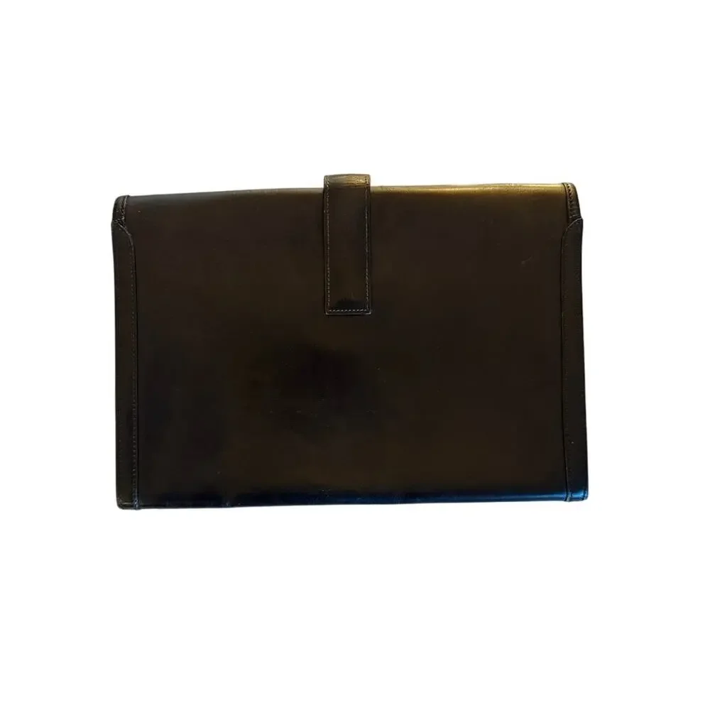 Hermès Black Jige Clutch Bag Leather - Picture 2 of 5